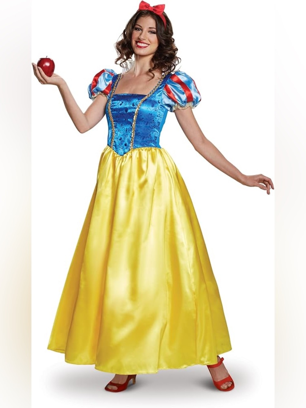 Disney Princess White Snow Costume Dress for women